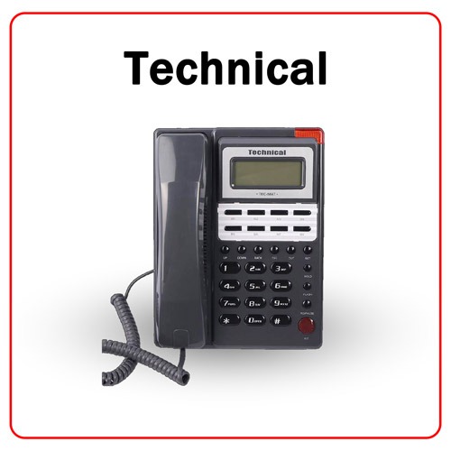 تلفن تکنیکال مدل TEC-5847 تلفن تکنیکال مدل TEC-5847