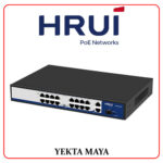 سوئیچ hrui شبکه PoE مدل HR900-AF-1621GS-300