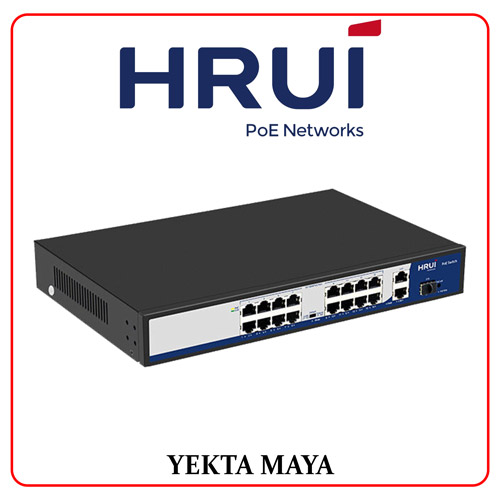 سوئیچ شبکه hrui PoE مدل HR900-AF-1621GS-300