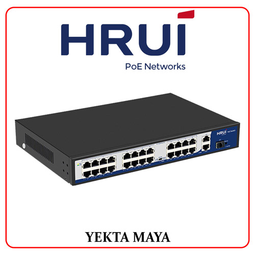 سوئیچ hrui PoE شبکه مدل HR902-AF-242G-300