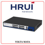 سوئیچ شبکه hrui PoE مدل HR900-AFG-1622S-300