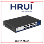 سوئیچ hrui شبکه PoE مدل HR901-AF-1621GS-300
