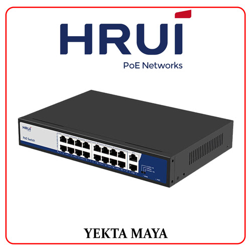 سوئیچ شبکه PoE مدل HR901-AF-1621GS-300