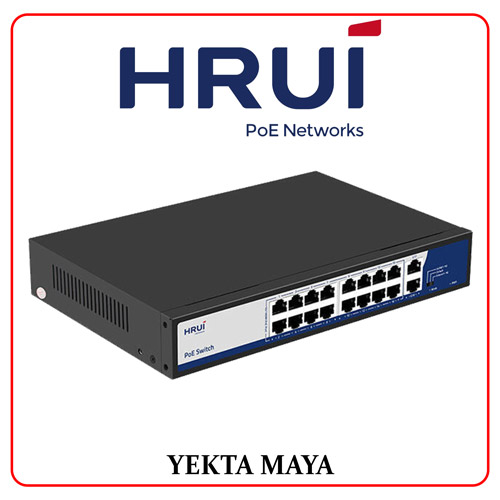 سوئیچ شبکه hrui PoE HR902-AF-162G-300
