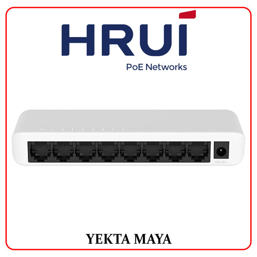 سوئیچ شبکه اترنت hrui مدل HR-SWG0080-plus