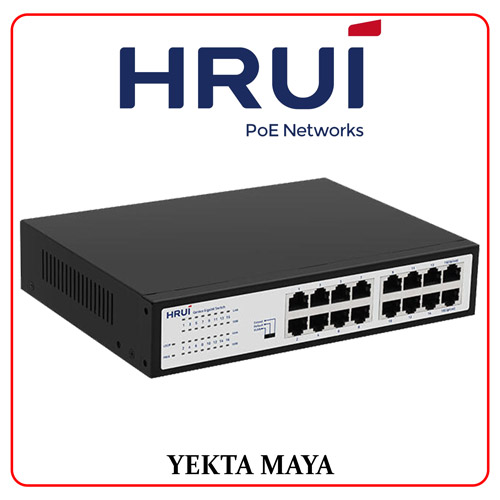 سوئیچ شبکه اترنت گیگابیتی HRUI مدل HR-SWG10160D-M