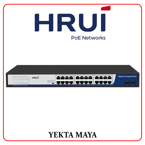 سوئیچ شبکه اترنت گیگابیتی HRUI HR-SWG10242S