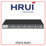 سوئیچ شبکه اترنت گیگابایتی HRUI مدل HR-SWG10482S