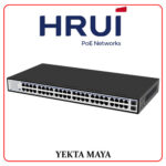 سوئیچ شبکه اترنت گیگی HRUI مدل HR-SWG10482S