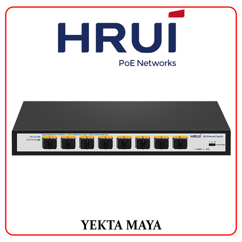 سوئیچ شبکه اترنت HRUI HR-SWTG1C8F