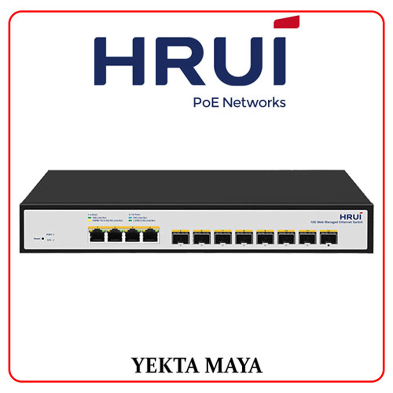 سوئیچ شبکه مدیریتی اترنت HRUI مدل HR-SWTGW2C48NS