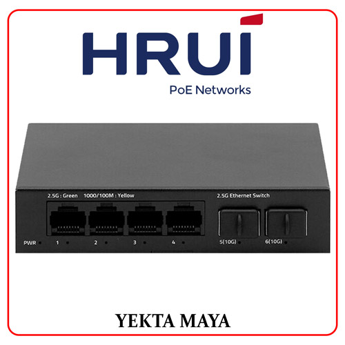 سوئیچ شبکه اترنت 2.5 گیگابیتی HRUI HR903-SWTG024AS