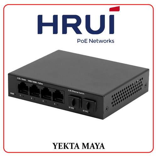 سوئیچ شبکه اترنت 2.5 گیگابیتی HRUI مدل HR903-SWTG024AS